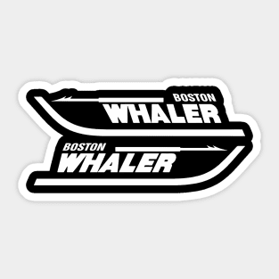 super boat in boston Sticker